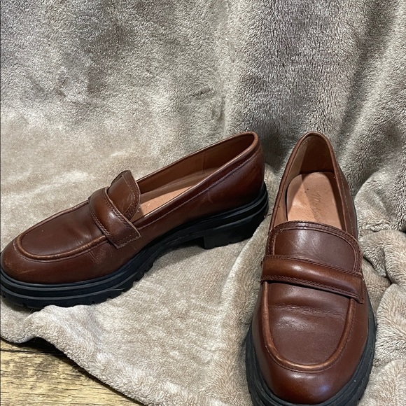 Madewell Brown Leather Loafers - Picture 4 of 4